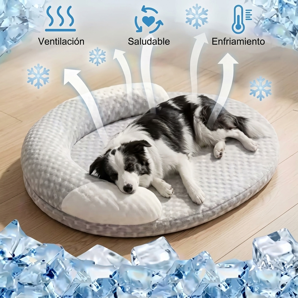 Cama refrescante para perros
