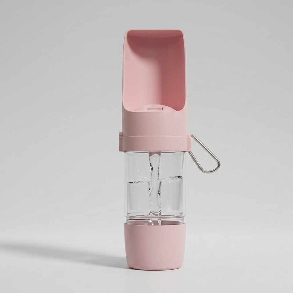 Botella de agua con almacenamiento de comida