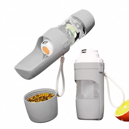 Botella de agua con almacenamiento de comida