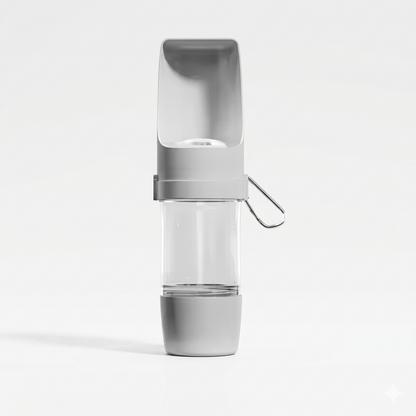 Botella de agua con almacenamiento de comida
