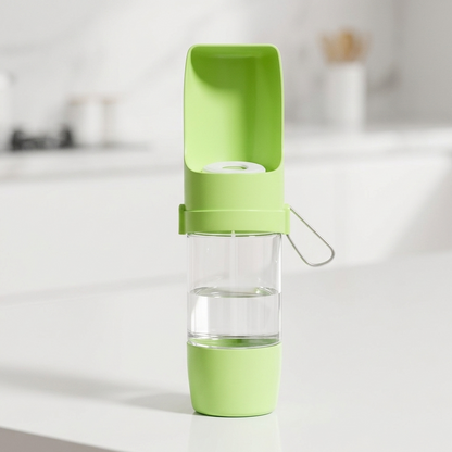 Botella de agua con almacenamiento de comida